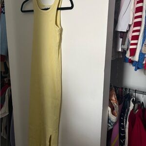 Yellow Sleeveless Dress
